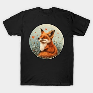 Fox Love Design T-Shirt